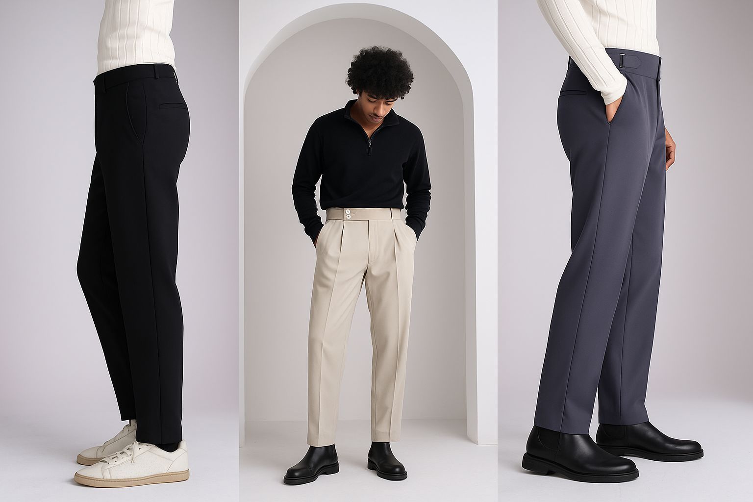 3 PCS COMBO Formal Gurkha Pant
