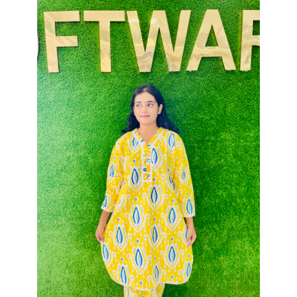 Two Piece Kurti Set-19793