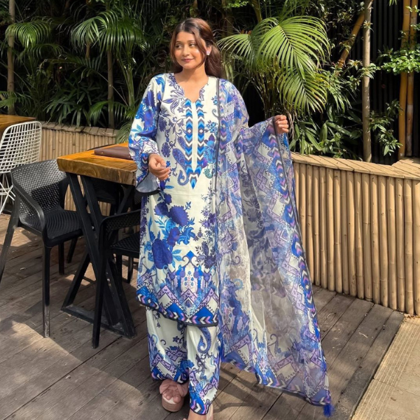 Digital Print Three Piece-20776