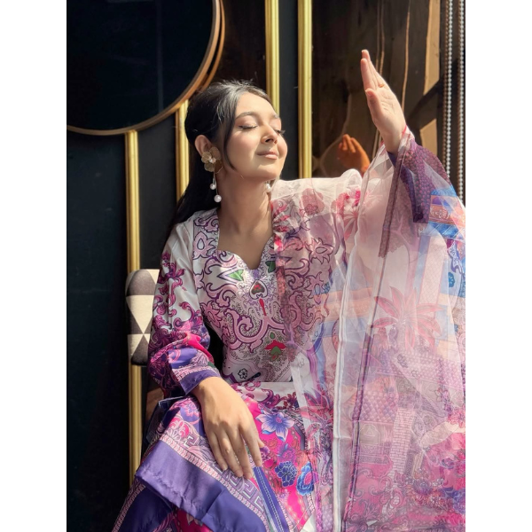 Digital Print Three Piece-19726