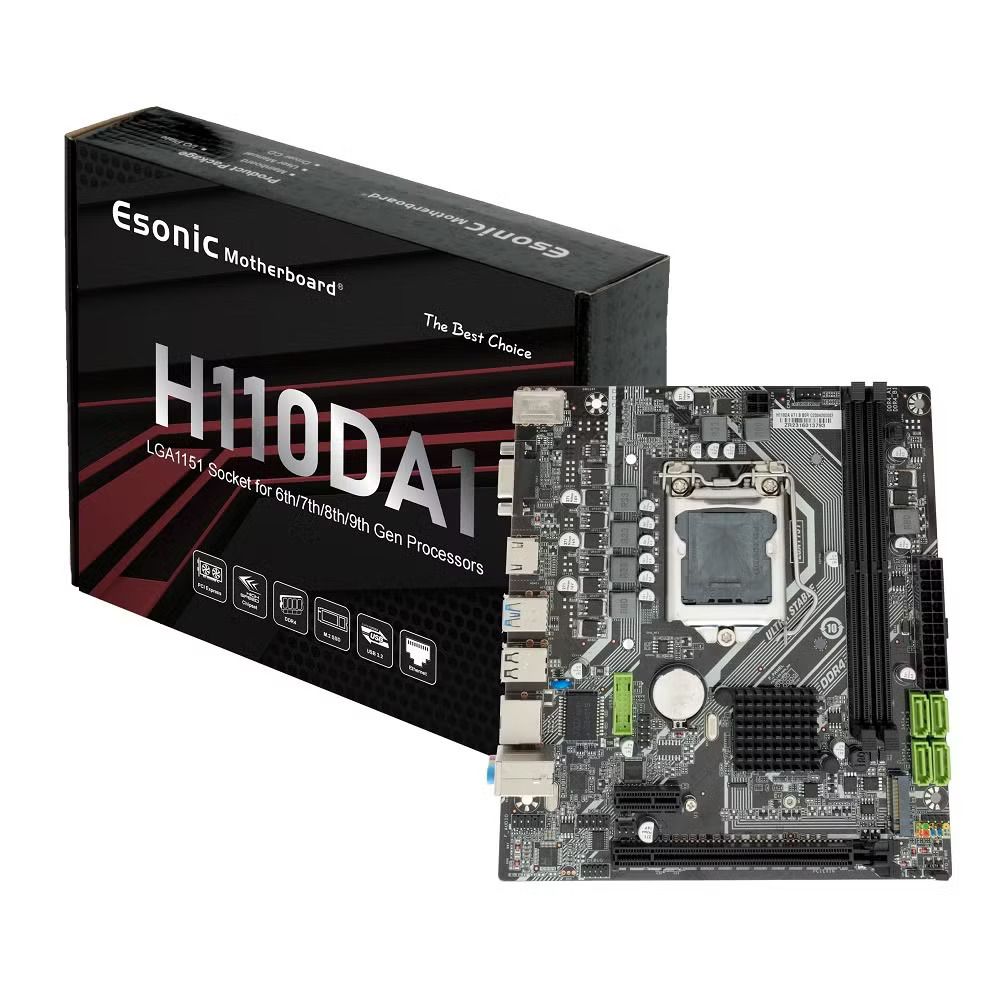 Esonic H110DA1 Motherboard – Intel H110 Chipset, LGA 1151, DDR4 Supported