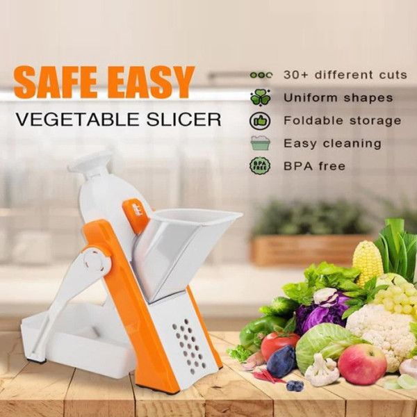 Brava Spring Slicer – সবজি ও ফল কাটার স্মার্ট কিচেন টুল