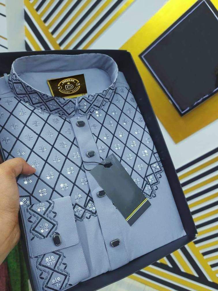 🕌 ঈদ কালেকশন পাঞ্জাবি – Embroidery & Sequence Work ✨ নতুন ডিজাইন, নতুন স্টাইল – ঈদের জন্য পারফেক্ট পছন্দ!