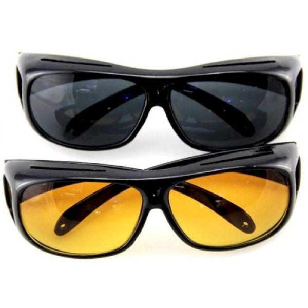 🕶️ HD ডে & নাইট ভিশন ওয়্যাপ অ্যারাউন্ড চশমা – দিনরাত স্পষ্ট দেখুন!