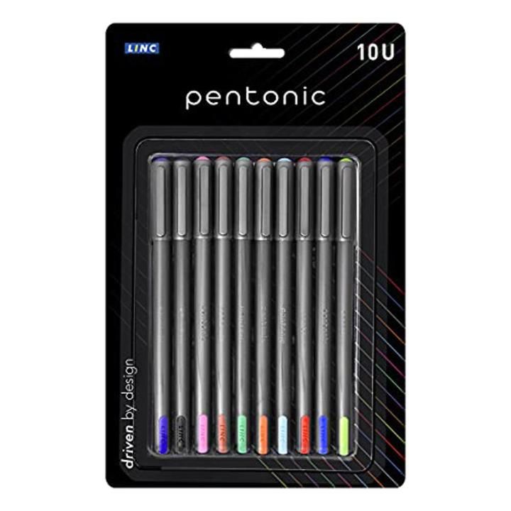 Linc Pentonic Multicolor Gel Pen 12 Pcs