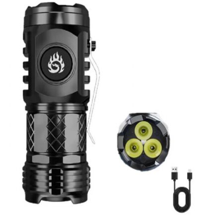 Mini Tactical Flashlight L-S60 – রিচার্জেবল মিনি ট্যাকটিক্যাল ফ্ল্যাশলাইট