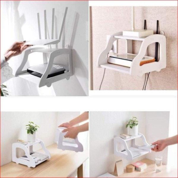 2-Layer Router Stand – স্মার্ট হোম অর্গানাইজিং সলিউশন (24×21×15cm)