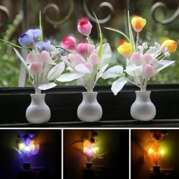 LED Mushroom Light – অটো সেন্সর নাইট ল্যাম্প | Automatic Night Light