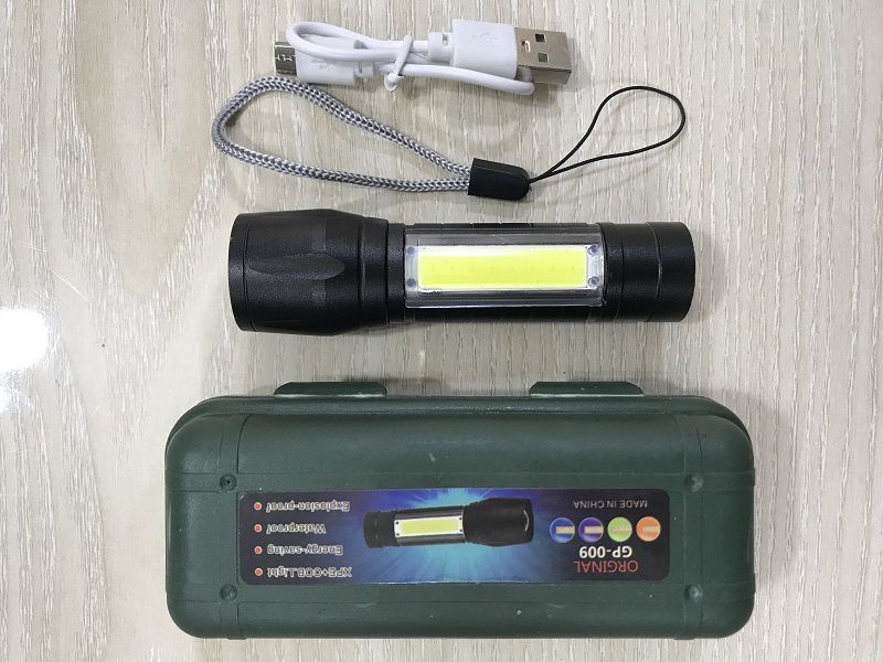 GF009 COB Rechargeable LED Flashlight