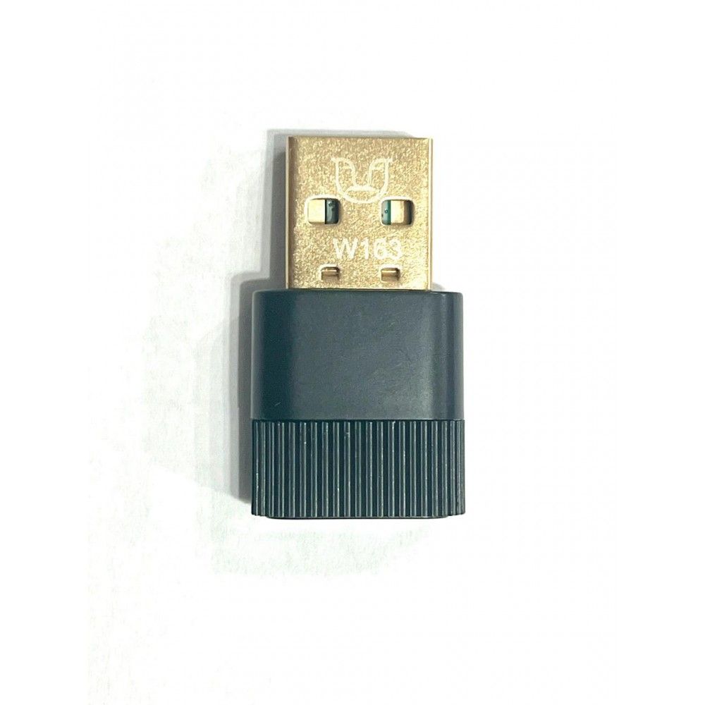 W163 Dual-Band WiFi USB Adapter – 600 Mbps (2.4 GHz & 5 GHz)