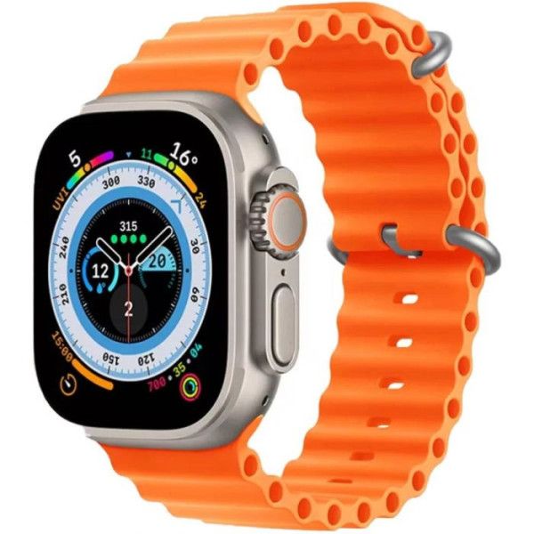 ⌚ T800 Ultra Smart Watch (Orange) – Bluetooth Calling, Fitness Tracker & Stylish Design