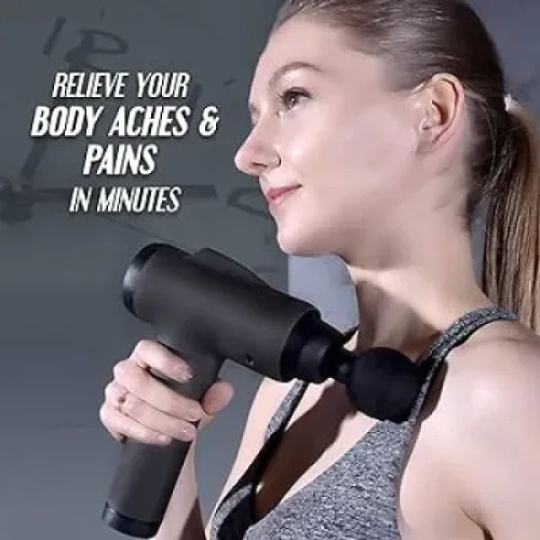 💪 SL-720 Mini Rechargeable Massager Gun – Deep Tissue Therapy for Pain Relief & Muscle Recovery