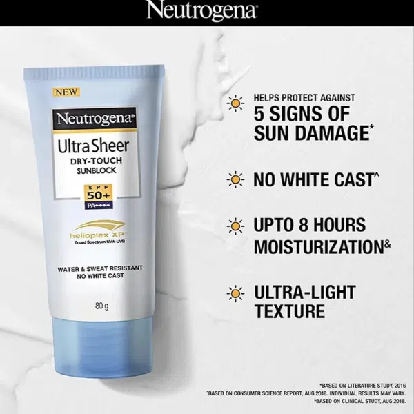 Neutrogena UltraSheer Dry-Touch Sunblock - 80g