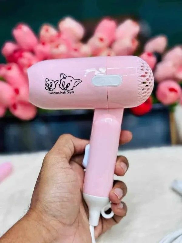 Fashion hair dryer-ফ্যাশনেবল কিউট মিনি হেয়ার ড্রায়ার | ভাঁজযোগ্য, ট্রাভেল ও কিডস ফ্রেন্ডলি