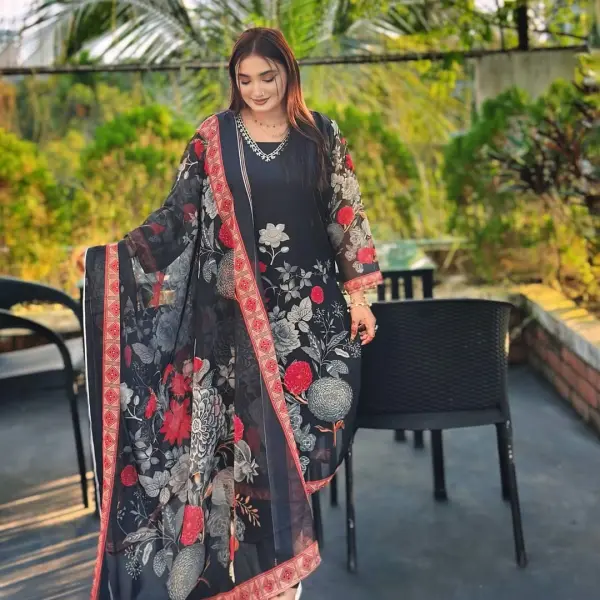 Premium Jorjet Three Piece