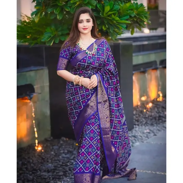 Half Silk Saree with Blouse Piece