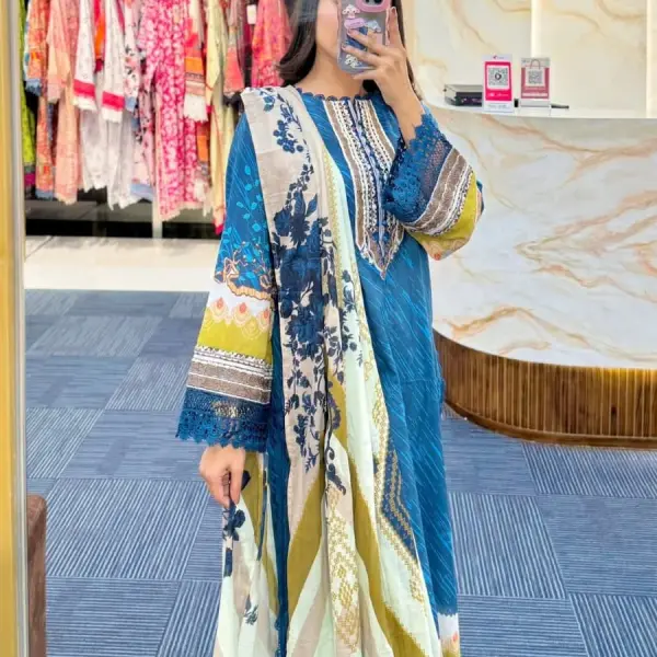 Digital Print Three Piece