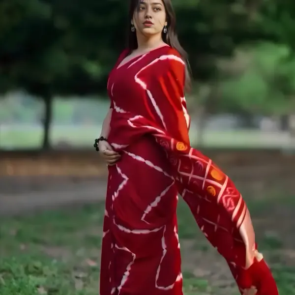 Digital Print Sharee with Blouse Piece