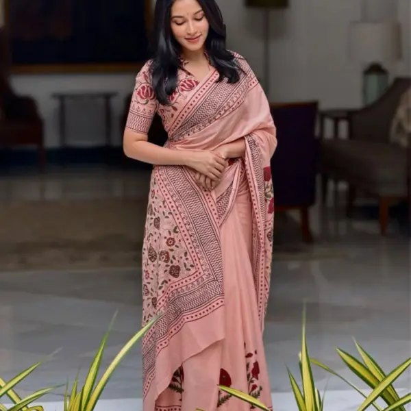 Premium Parsha Sharee with Blouse Piece