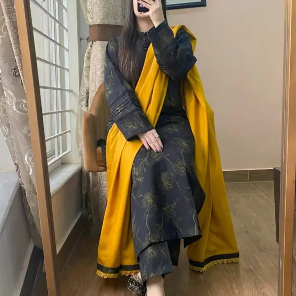 ✨🌸 𝐏𝐮𝐫𝐞 𝐂𝐨𝐭𝐭𝐨𝐧 𝟑 𝐏𝐢𝐞𝐜𝐞 𝐒𝐞𝐭 🌸✨ (𝐊𝐚𝐦𝐢𝐳 + 𝐏𝐚𝐧𝐭 + 𝐃𝐮𝐩𝐚𝐭𝐭𝐚) 💖