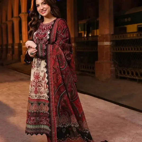 Digital Print Three Piece