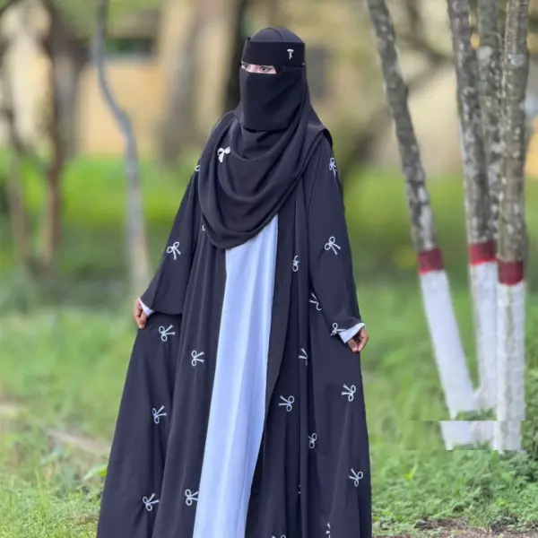 Premium Embroidery Pookie Abaya