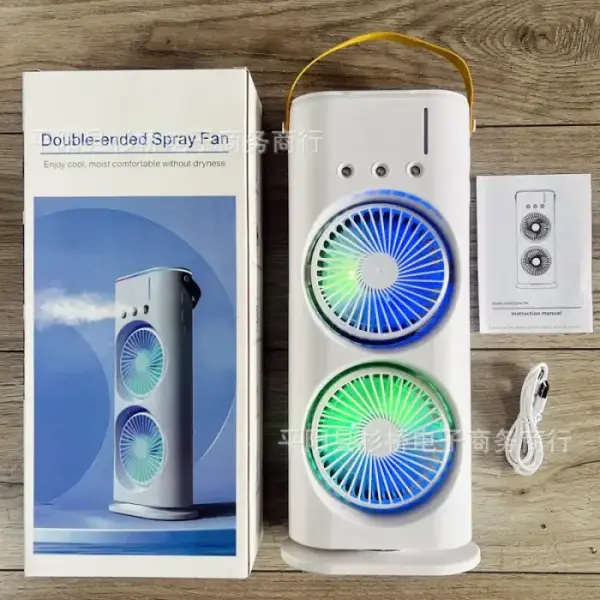 Rechargeable Double-ended Spray AIR Cooler-Fan