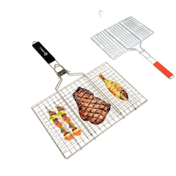 BBQ Grill Net Clip-Silver