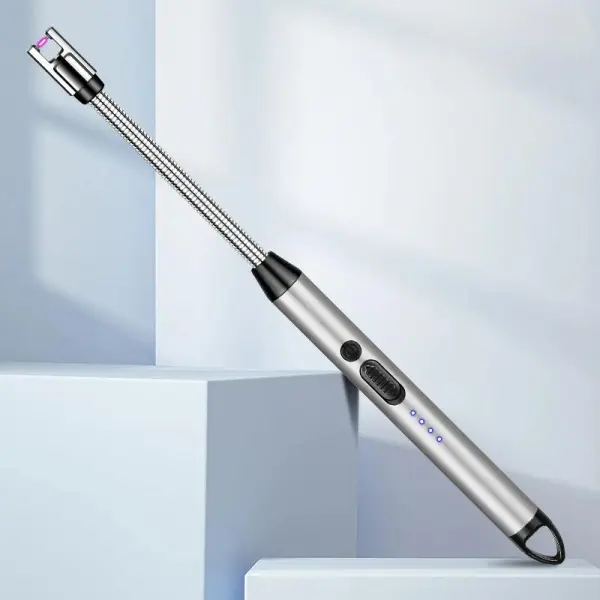 আধুনিক ইউএসবি রিচার্জেবল ইলেকট্রনিক লাইটার - ৩৬০° ফ্লেক্সিবল ও সেফটি লক যুক্ত নিরাপদ কিচেন সমাধান