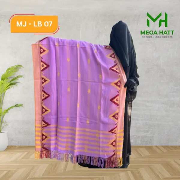Minakari JamdaMinakari Jamdani Shawl - Purpleni Shawl - Purple