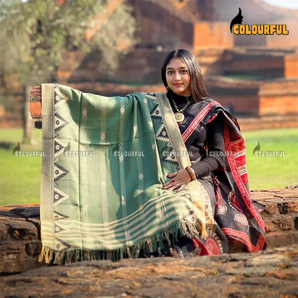 মিনাকারি জামদানি শাল