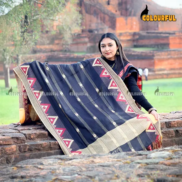 মিনাকারি জামদানি শাল