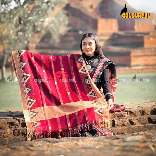 মিনাকারি জামদানি শাল