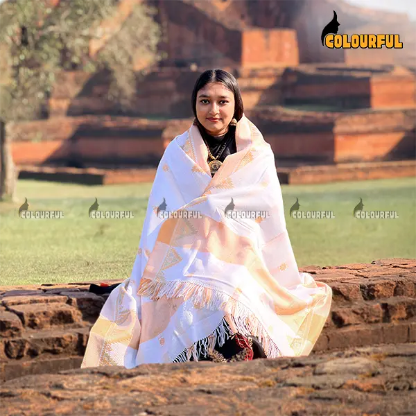 মিনাকারি জামদানি শাল