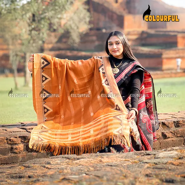 মিনাকারি জামদানি শাল