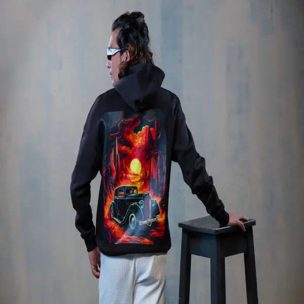 Oversized Hot Rod Dusk Hoodie
