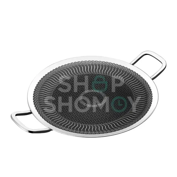 Stainless Steel Korean BBQ Grill Dish