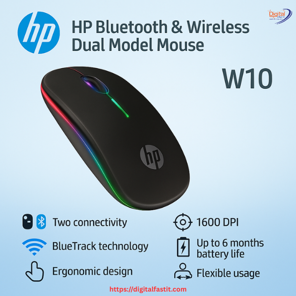 HP&Dell Bluetooth & Wireless Dual Model Mouse (W10)