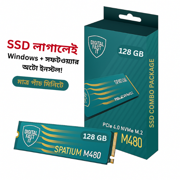NVMe SSD COMBO PACKAGE 128GB